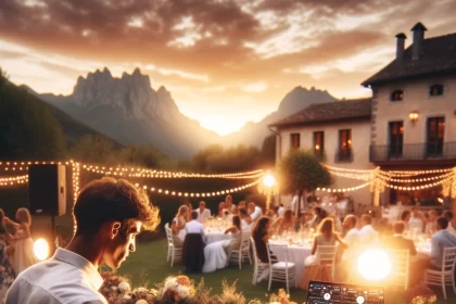 DJ professionnel animant un mariage en Auvergne Rhône-Alpes, moments de bonheur partagé