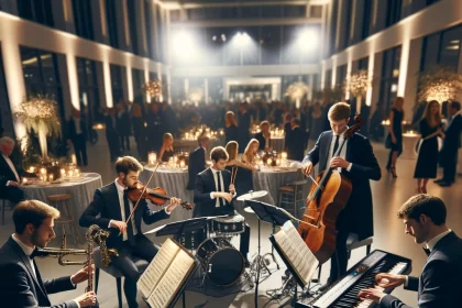 Groupe musical et DJ animant un séminaire à Grenoble, moments de convivialité et de divertissement