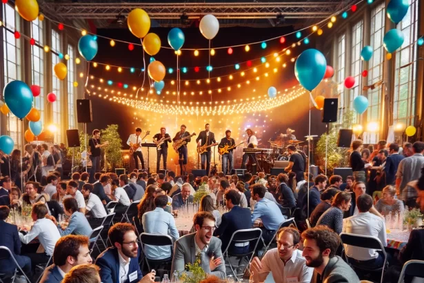 Salle de réception pour événement d'entreprise à Saint-Étienne, cadre professionnel