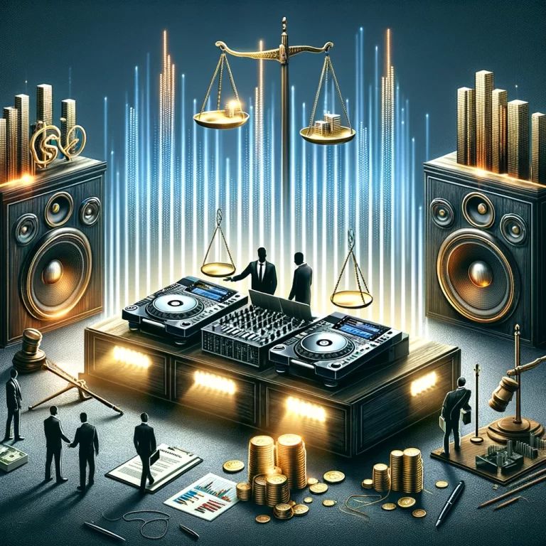 Graphique illustrant les tarifs flexibles pour la prestation d'un DJ professionnel lors d'événements d'entreprise